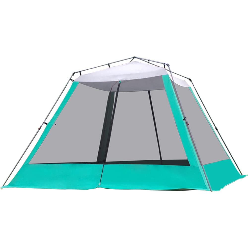 5-8 Person Instant Pop Up Camping Tent with Double Zipper Doors & Carry Bag - Family Camping Tent for Outdoor Adventures, Fishing, BBQ & Picnics - Perfect for Backpacking, Beach Trips & Festivals