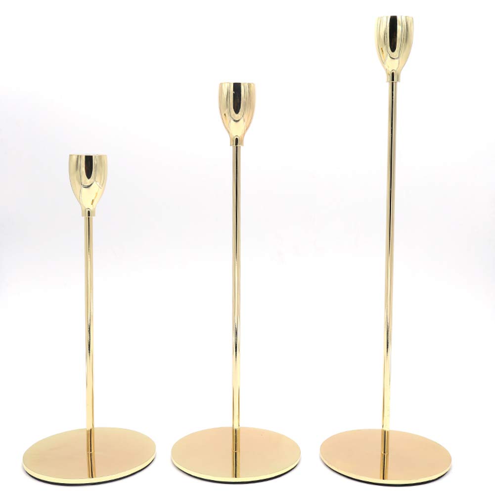 Vintage European Candelabra - Elegant Wedding Candle Holder, Functional Table Centerpiece for Dining Room, Restaurant Decor & Romantic Home Ambiance
