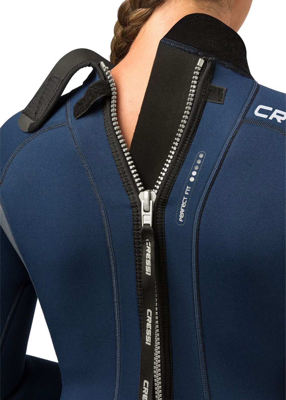 Cressi Fast Lady 3mm Neoprene Wetsuit for Women - Warm & Flexible Full Body Swimsuit for Scuba Diving, Snorkeling & Surfing