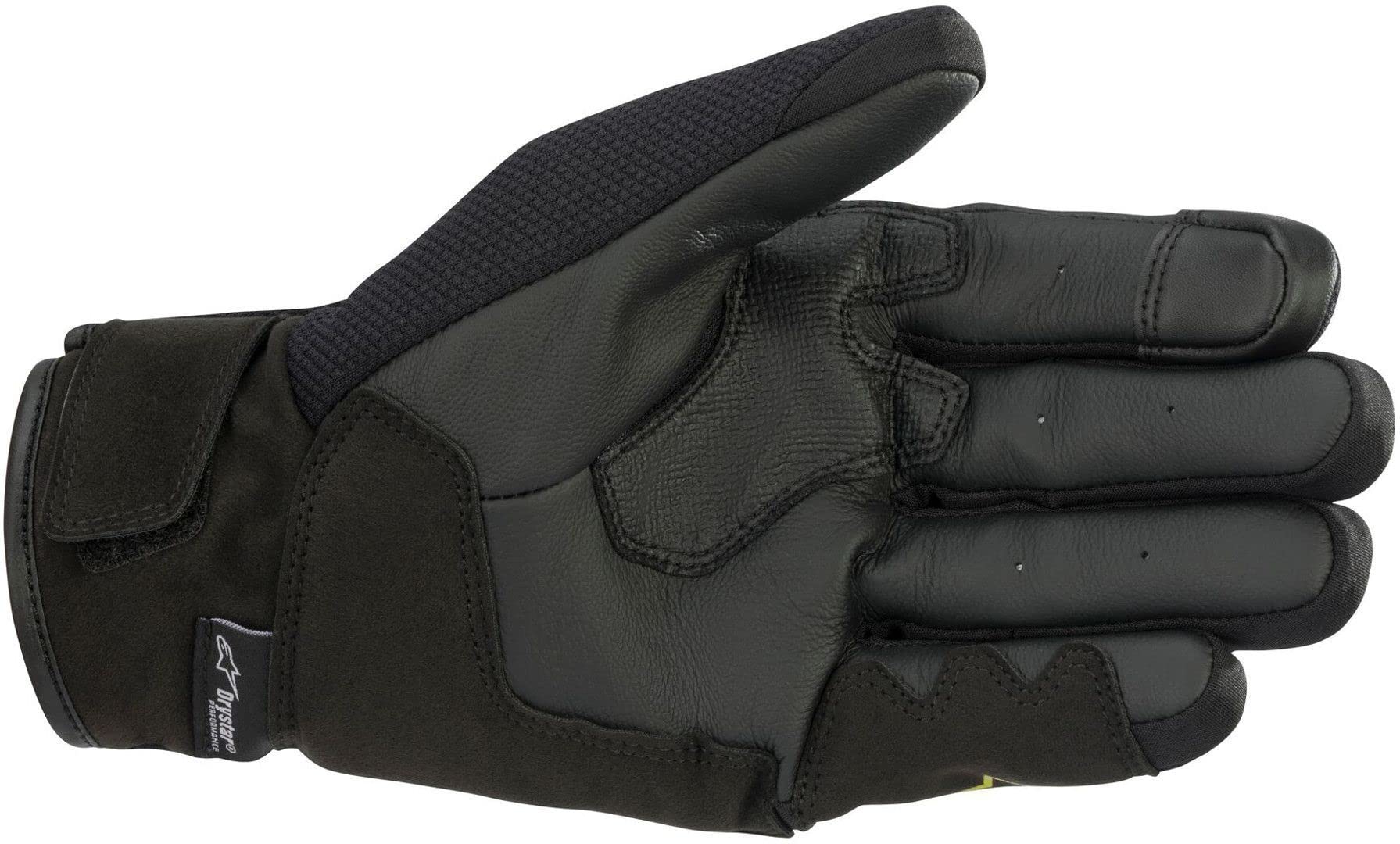 Alpinestars S-Max Drystar Motorcycle Gloves - Small, Black/Red - Waterproof & Breathable for All-Weather Riding - Perfect for Street Biking, Touring & Commuting