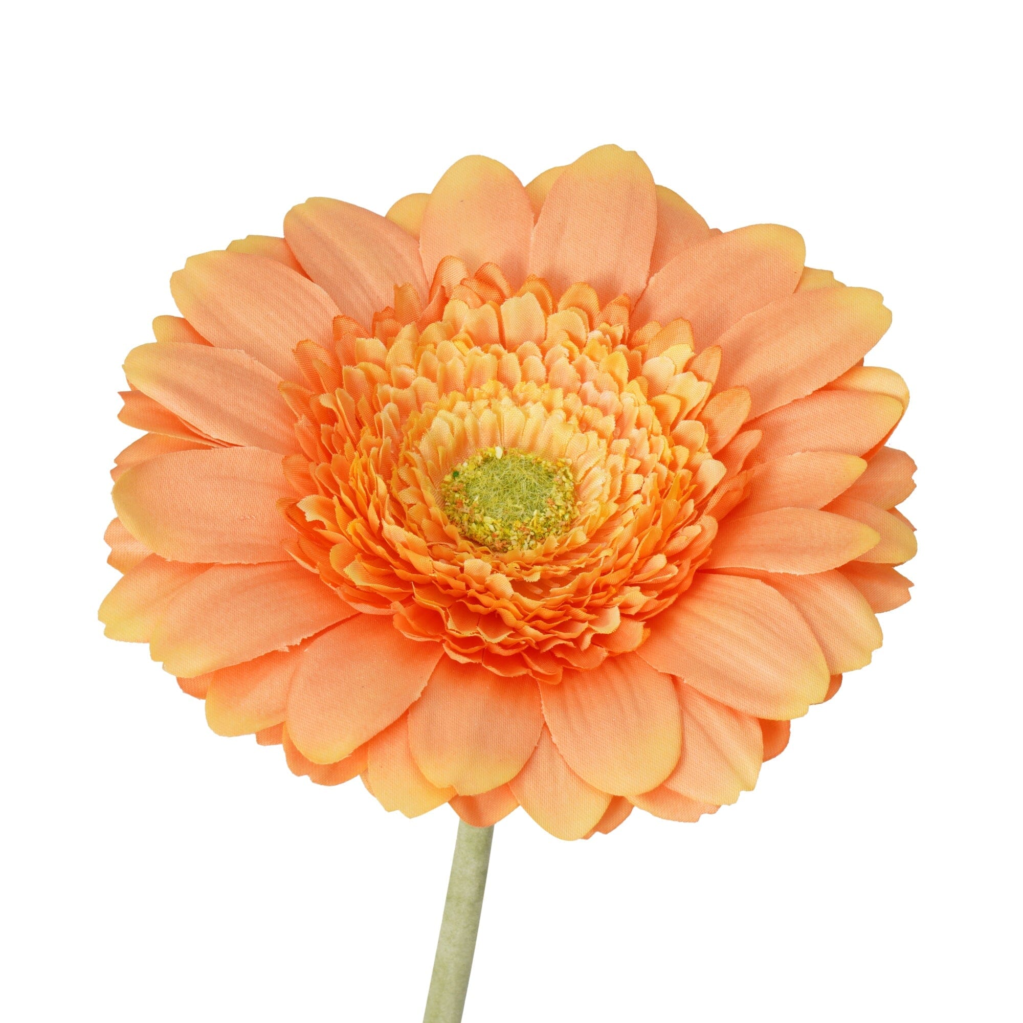 Large Orange Gerbera Artificial Flowers - Realistic Silk Floral Decor for Home, Wedding, Party & Office