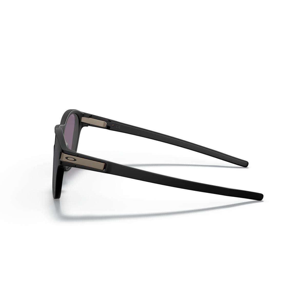Oakley Latch Low Bridge Fit Sunglasses - Matte Black Frame with Prizm Grey Lenses (Model 0OO9349 934919) - Perfect for Running, Driving & Outdoor Sports