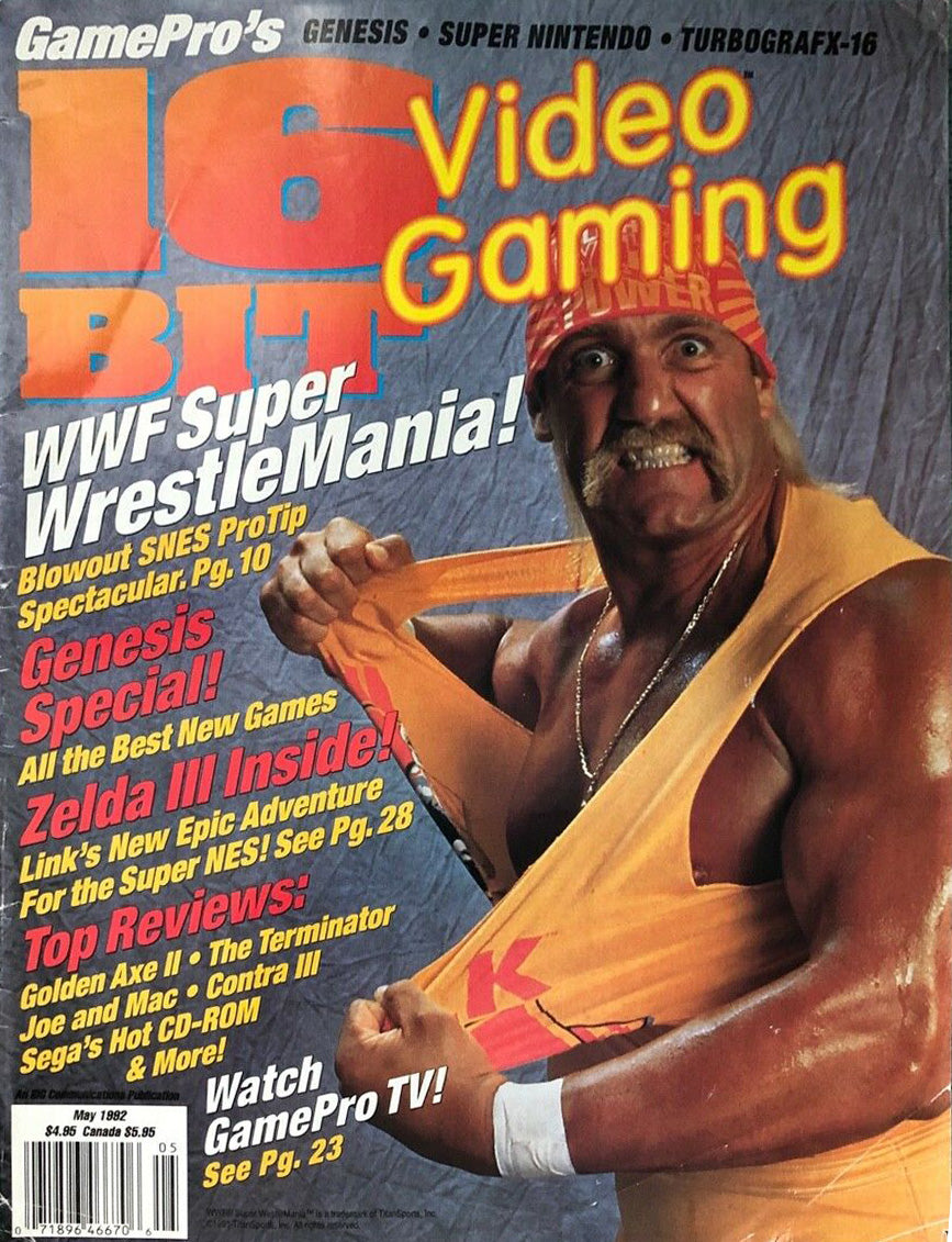 16-Bit Video Gaming Magazine - May 1992 Issue | Retro Gaming Collectible | Perfect for Vintage Game Enthusiasts & Nostalgic Decor