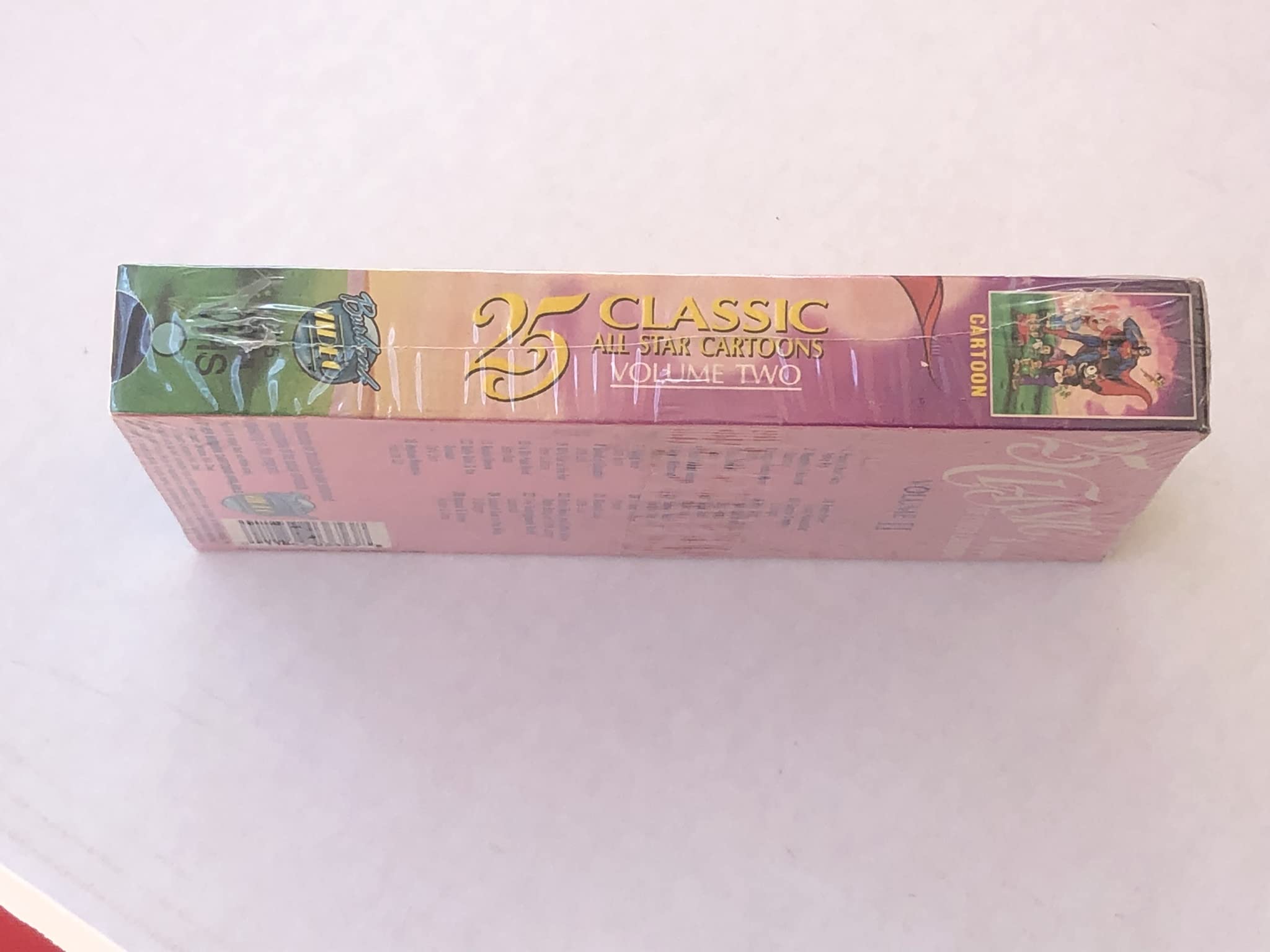 25 Classic Cartoons Vol 2 [VHS] - Nostalgic Animation Collection for Kids & Adults - Perfect for Family Movie Nights, Retro Entertainment, and Cartoon Lovers