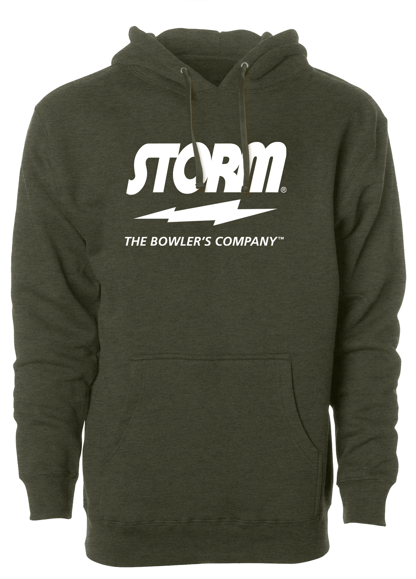 Storm The Bowler's Company Hoodie - Premium White Pullover for Bowlers | Comfortable & Stylish for Bowling Leagues, Tournaments & Casual Wear