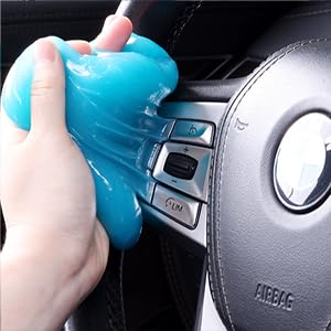 Premium Car Cleaning Gel - Detailing Kit with Powerful Washing & Adsorption for Dashboard, Cup Holders, Vents | Perfect for Car Interior Deep Cleaning & Maintenance | Multi-Surface Auto Detailing Solution for Cars, Trucks, SUVs