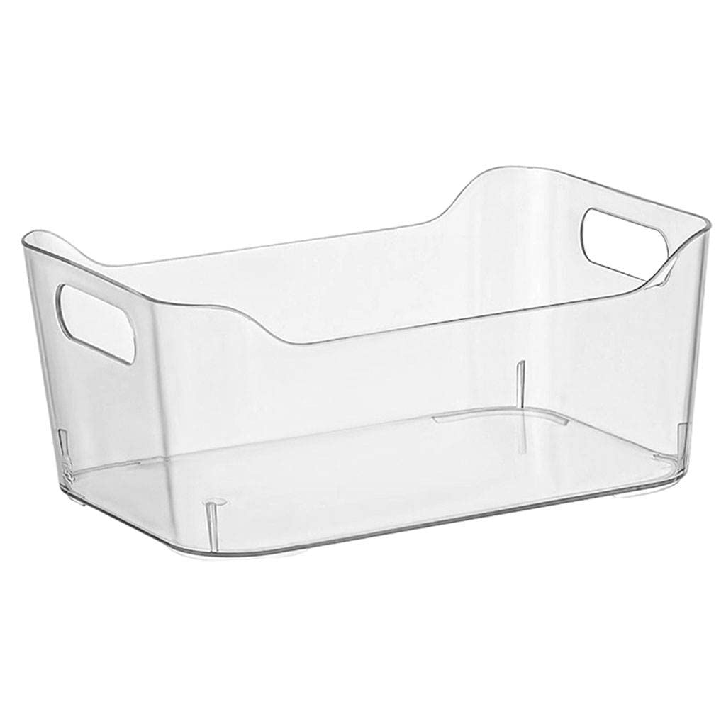 FAKEME Plastic Food Storage Bins - U-Shaped Cabinet & Refrigerator Organizer for Fruits, Yogurt, Snacks, Pasta | BPA-Free & Food Safe | Perfect for Kitchen, Pantry & Freezer Organization