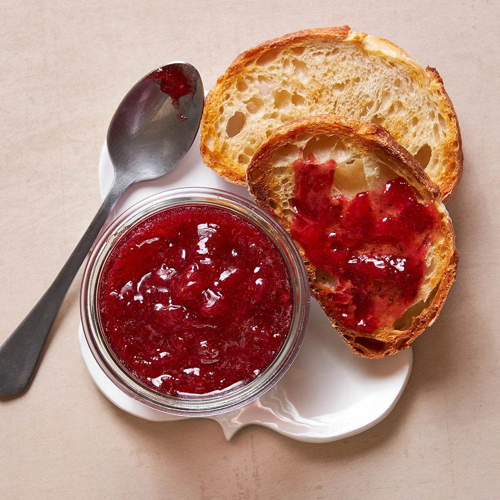 Homemade Microwave Strawberry Jam - Quick & Easy Recipe for Breakfast, Desserts & Gifts | No Preservatives, Gluten-Free