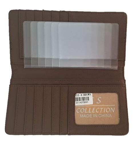 Texas Western Bifold Leather Wallet for Men - Genuine Brown Cross W058 - Perfect for Everyday Carry & Gift Giving