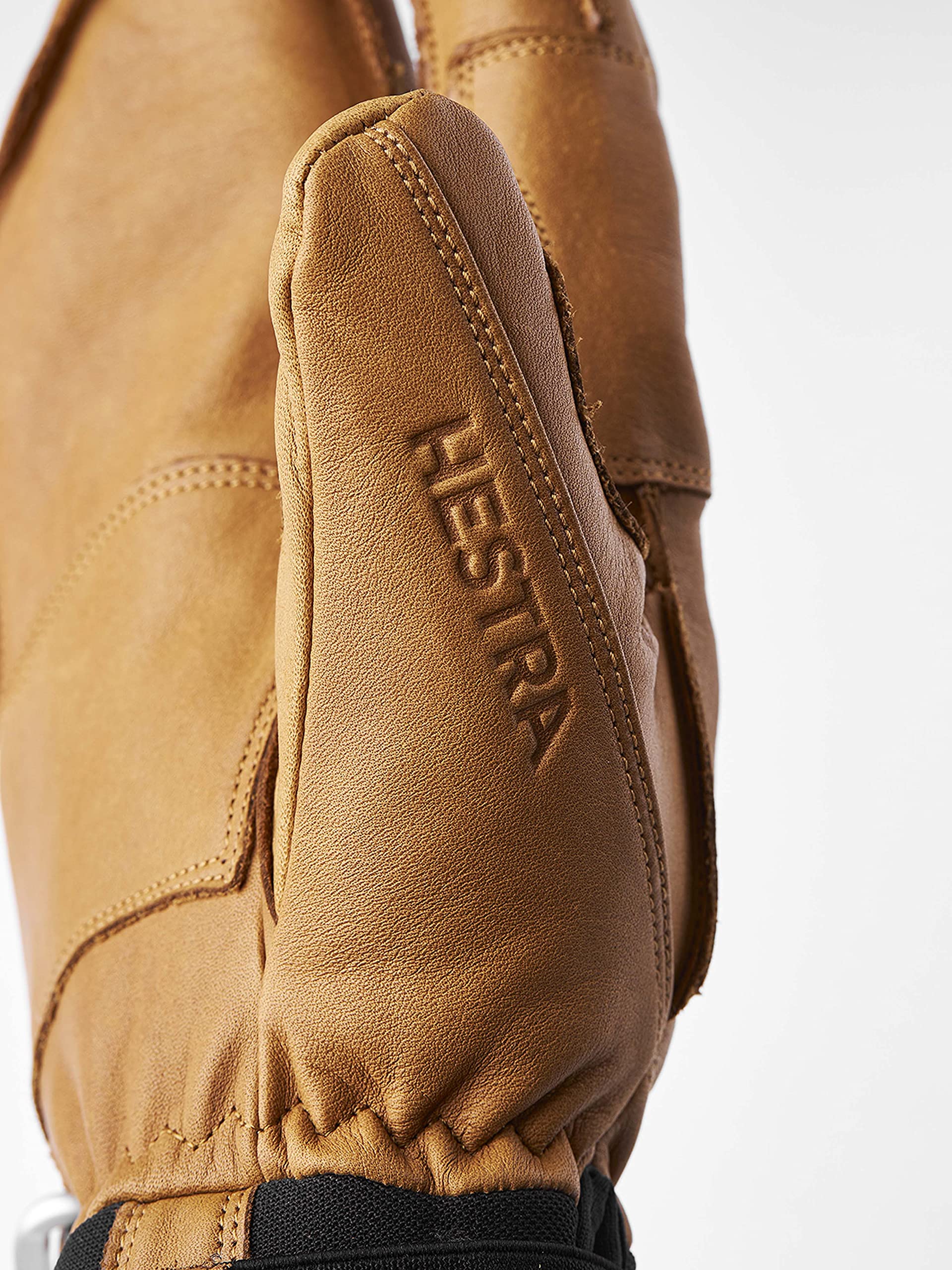 Hestra Men's Fall Line 3-Finger Leather Ski Mittens - Winter Cold Weather Gloves for Snowboarding, Skiing & Outdoor Activities