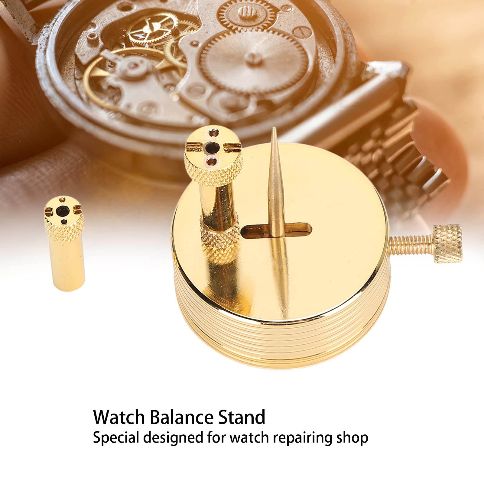 ZJchao Alloy Watch Hairspring Support Stand - Professional Watch Repair Tool for Balance Wheel & Movement | Precision Watchmaker Tool for Watch Repair & Maintenance