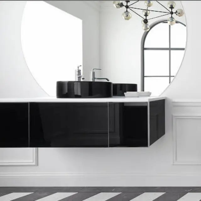 Chalice Basin Black - Elegant Modern Bathroom Sink for Home & Hotel Renovation