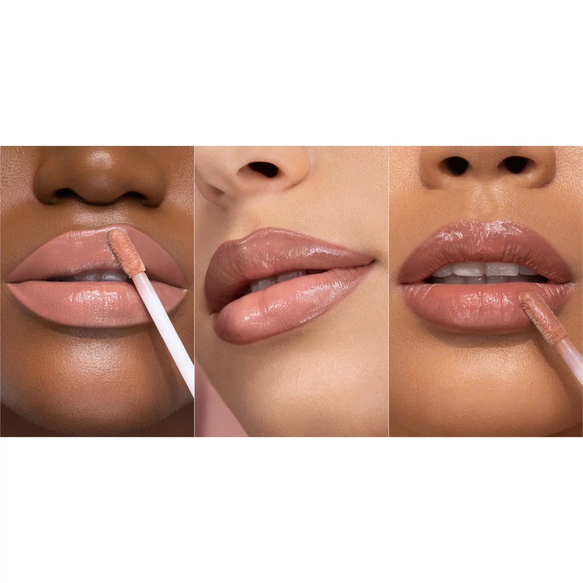 Rose Lip Gloss - Hydrating & Shiny Lip Gloss for Women - Perfect for Daily Wear, Date Night & Special Occasions