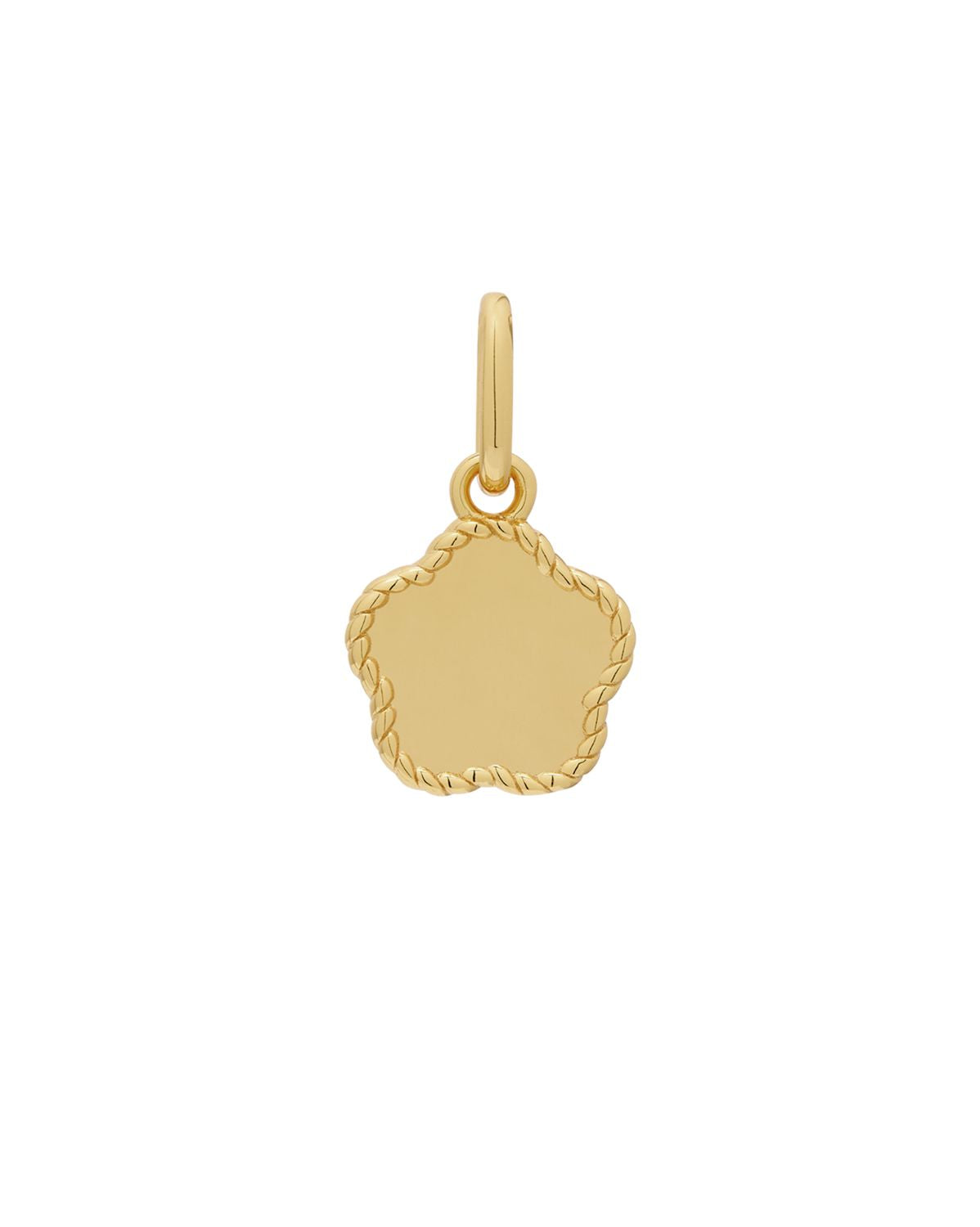 Personalized Flower Engraved Initial Pendant Necklace - Custom Name Letter Jewelry Gift for Women, Girls - Perfect for Birthdays, Anniversaries & Everyday Wear