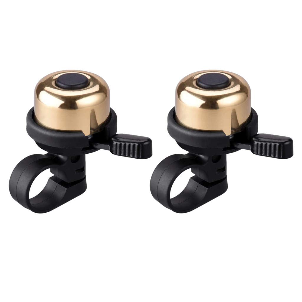 MTB Metal Bicycle Alarm Bell - 2PC Handlebar Bike Accessories for Cycling Safety | Durable Bike Bell for Mountain & Road Bikes | Perfect for Commuting, Trail Riding & Urban Cycling