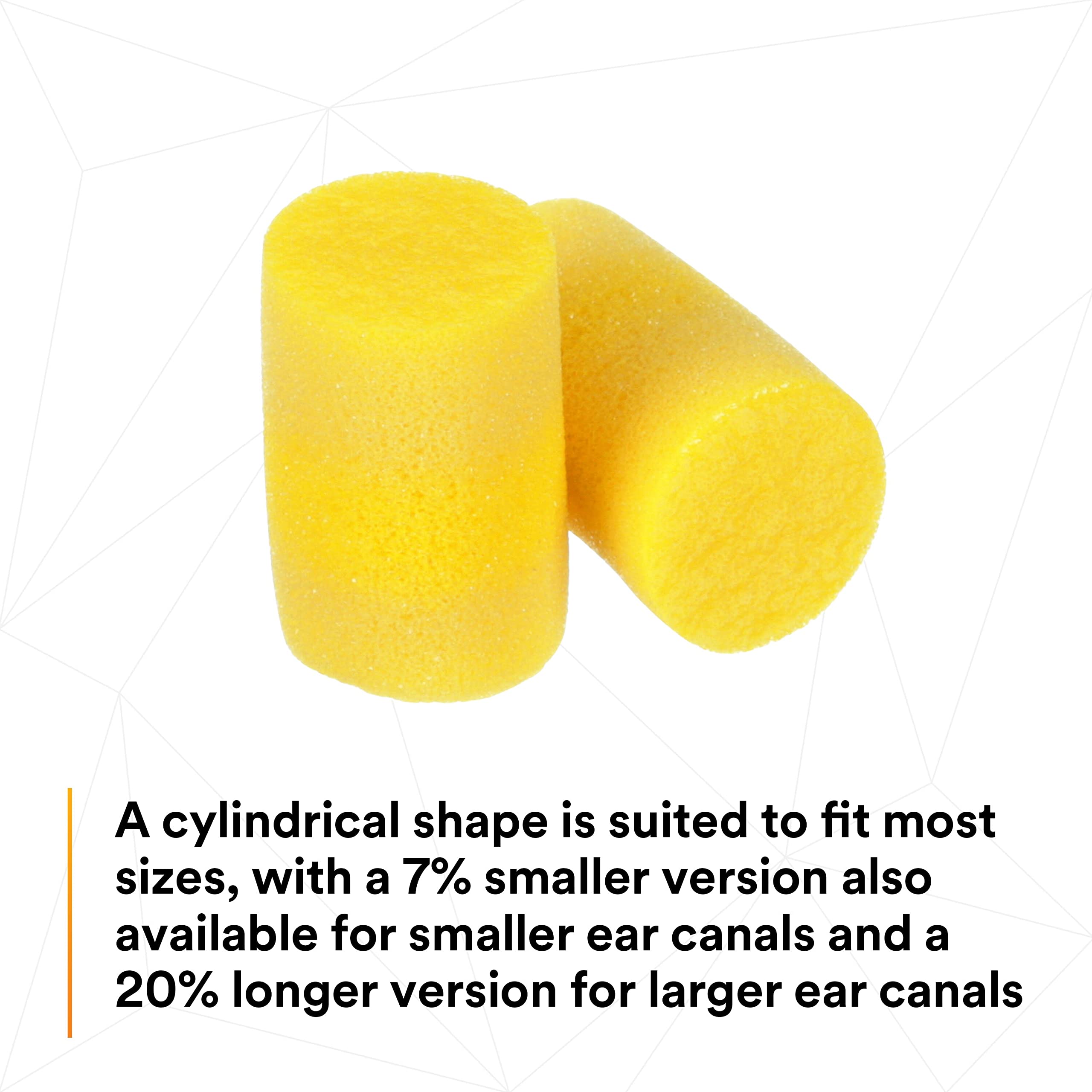 3M E-A-R Classic One Touch Refill 391-1001 Disposable Earplugs - 500 Pairs, Uncorded, 29dB NRR, Foam Ear Protection for Noise Reduction, Regular Size, Roll Down, ANSI/ASA S12.71-2018 Certified - Ideal for Construction, Concerts, Shooting Ranges & Sleeping