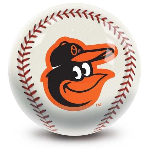 MLB Baltimore Orioles Bowling Ball - Official Licensed Team Logo - Perfect for Bowling Leagues, Gifts & Collectibles | Great for Sports Fans & Family Fun Nights
