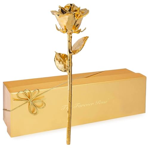 Gold Dipped Rose (Engraved)