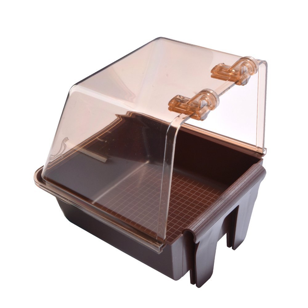 Saim Small Bird Bath Box for Cage - Hanging Bird Bath Shower Accessories for Parrots & Pet Birds | Perfect for Cage Cleaning & Bird Grooming