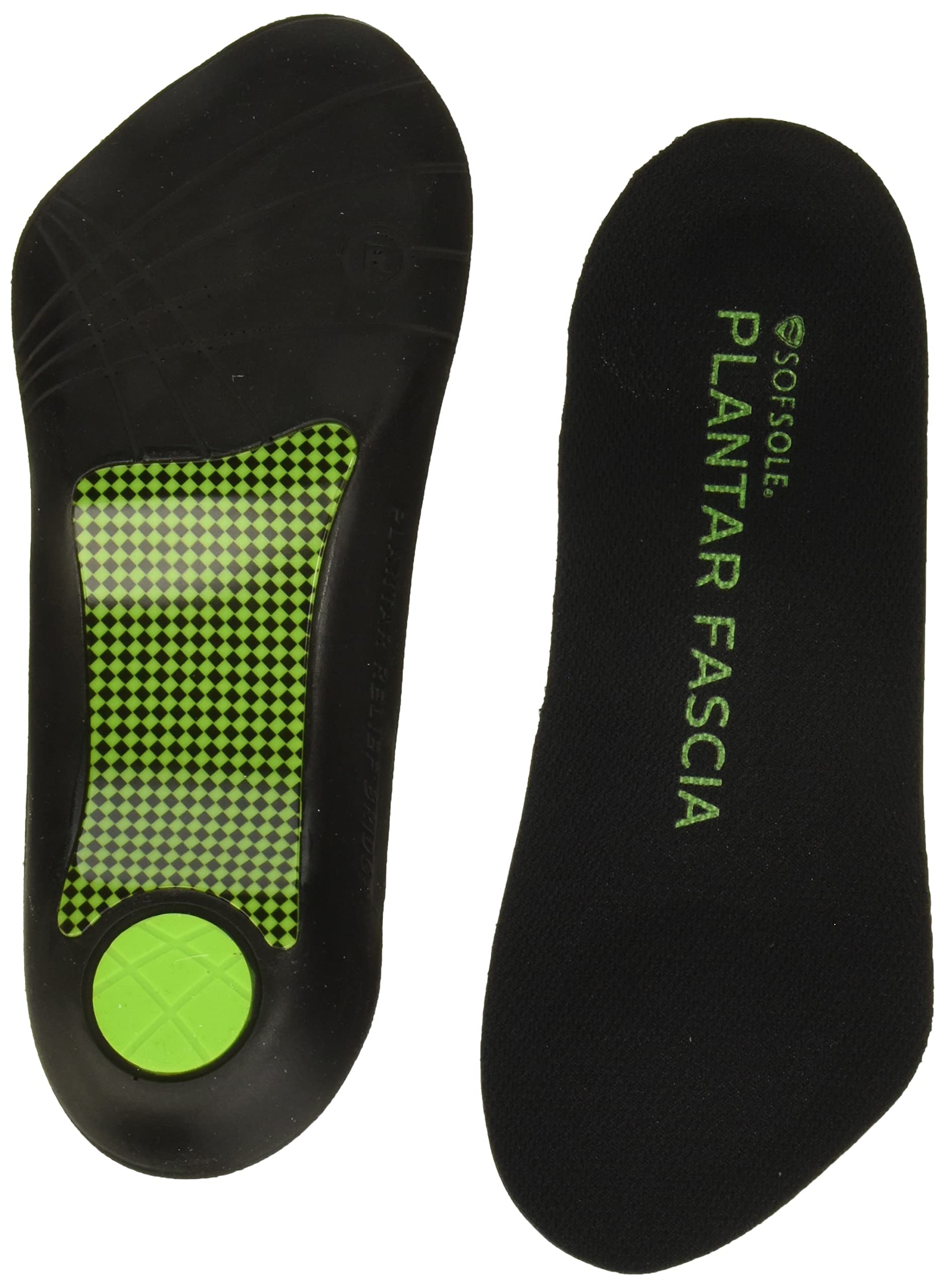 Sof Sole Men's 3/4 Length Gel Shoe Insoles - Plantar Fasciitis Support & Pain Relief - Comfort Cushion for Running, Walking & Work Shoes (Arch Support Orthotic Inserts)