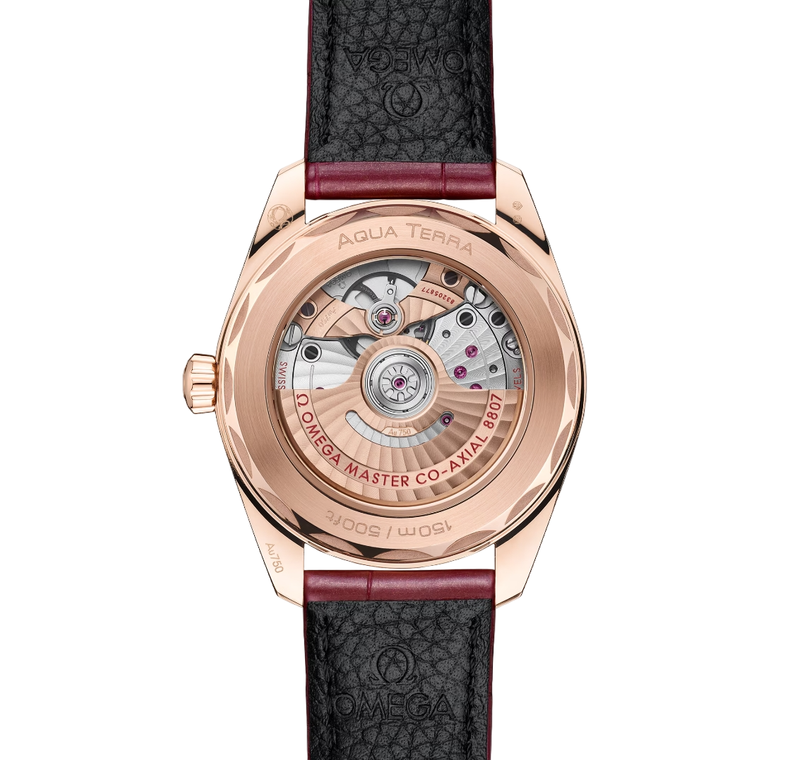 Omega Seamaster Aqua Terra Chronometer 18K Sedna™ Gold & Diamond Unisex Watch - Luxury Dress & Everyday Timepiece for Men & Women