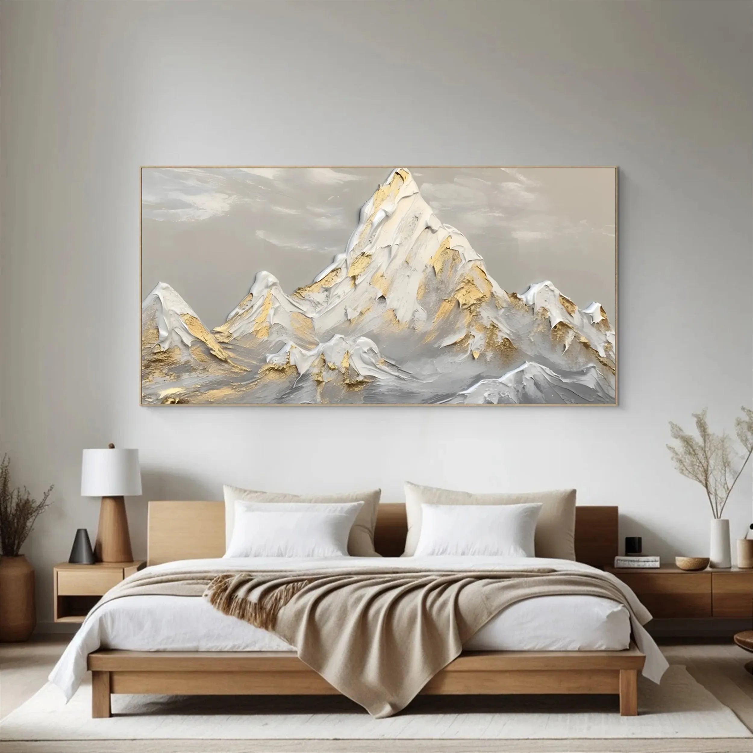 Minimalist Textured Plaster Art Painting - Abstract Wall Decor for Living Room, Bedroom & Office | Modern Home Artwork #MM263