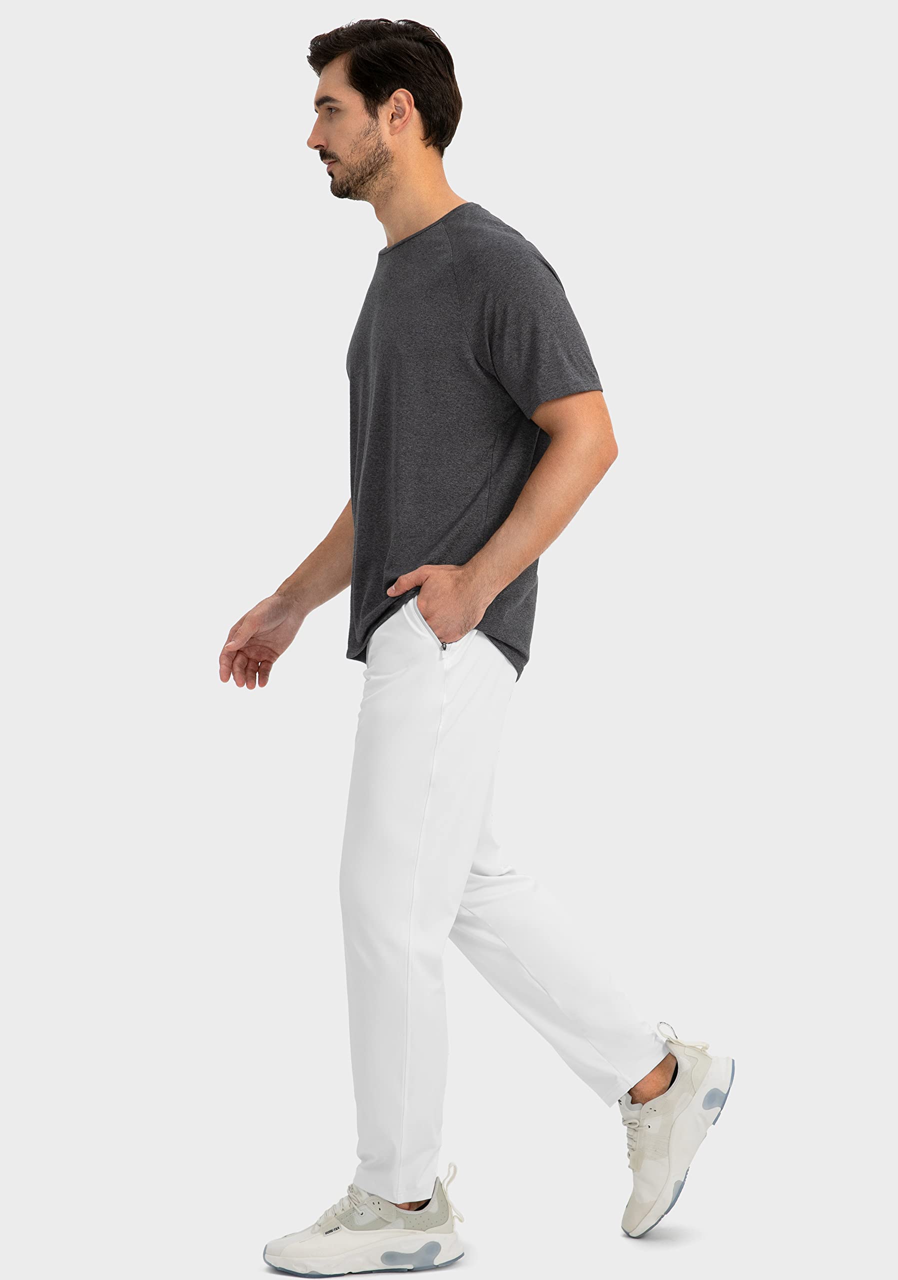 G Gradual Men's Sweatpants with Zipper Pockets - Tapered Joggers for Running, Workout & Gym - Comfortable Athletic Pants for Jogging, Training & Casual Wear