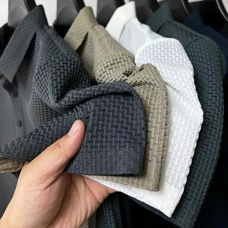 Men's Short Sleeve Polo Shirt - Breathable Cotton Casual Top for Golf, Work & Everyday Wear | Loop Up Brand