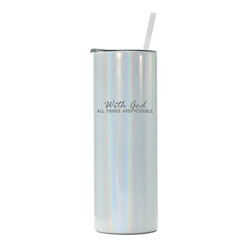 White Iridescent Glitter