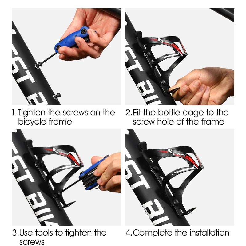 Ultralight 32G Aluminum Alloy Bike Water Bottle Holder - Durable Cycling Bottle Cage for Road & Mountain Bikes - Perfect for Outdoor Sports, Commuting & Fitness Rides