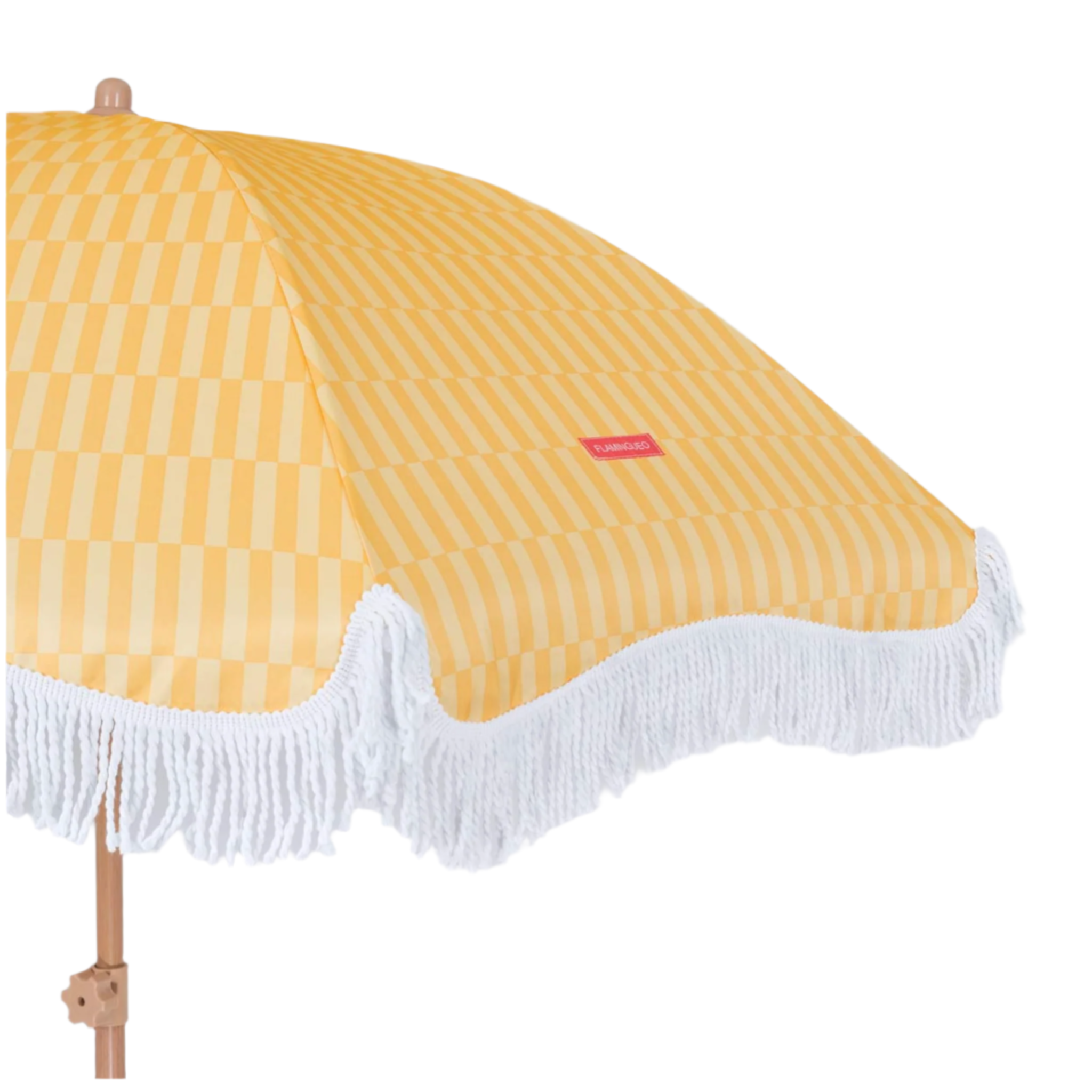 Premium Caramel Beach Umbrella - UPF 50+ Sun Protection, Windproof & Portable for Outdoor Activities | Perfect for Beach, Poolside, Camping & Picnics