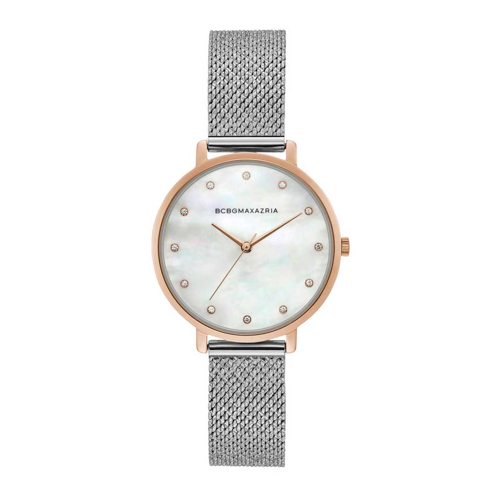 BCBGMAXAZRIA BG50996003 Women's Watch - Elegant Stainless Steel Bracelet, Water Resistant, Perfect for Office, Party & Everyday Wear