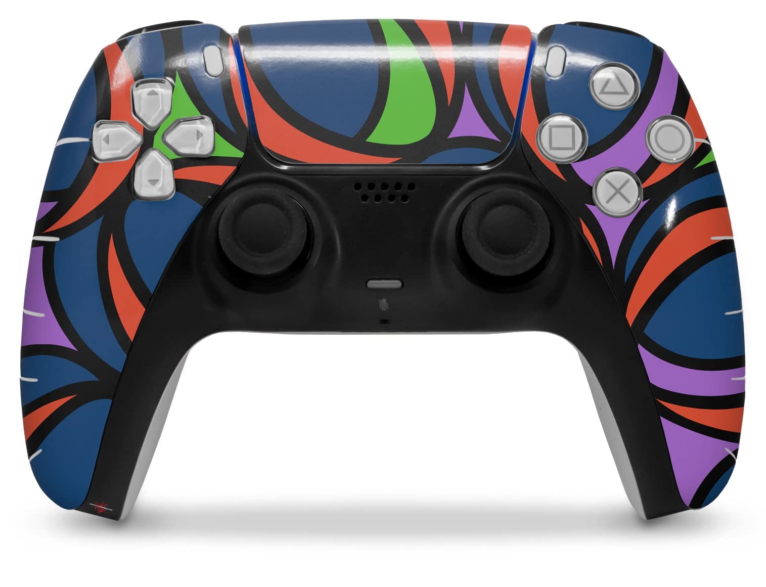 PS5 DualSense Controller Skin Wrap - Crazy Dots 02 for Gaming Protection