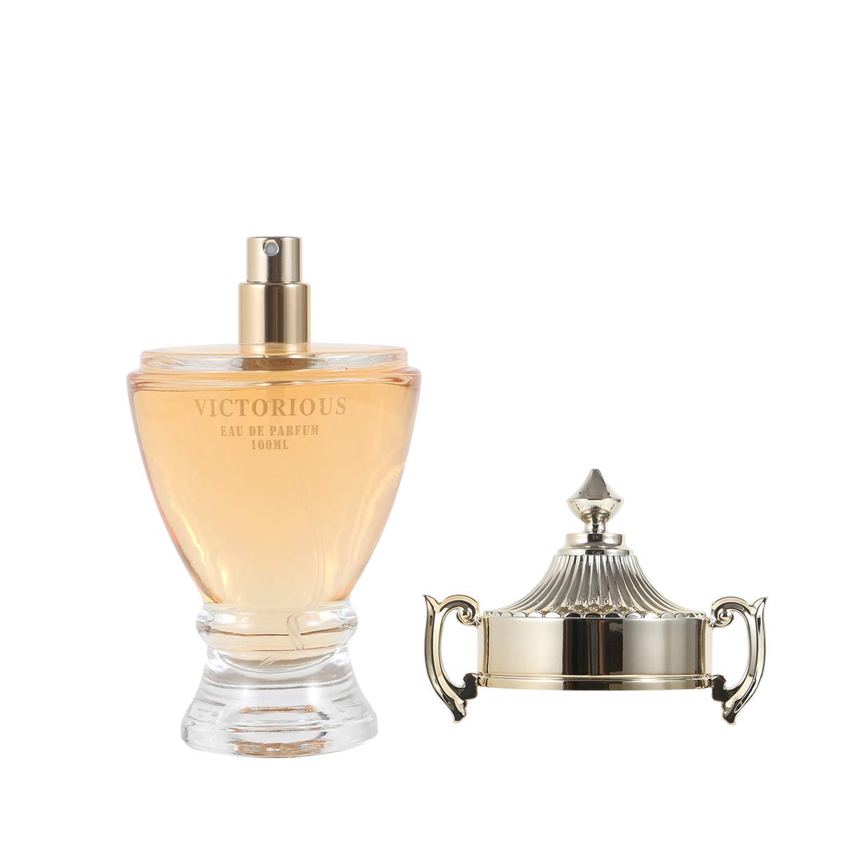 Victorious V Gold by Tiverton - Men's Cologne Eau de Parfum Spray 3.4 oz / 100ml - Long Lasting Fragrance for Date Night, Office & Special Occasions