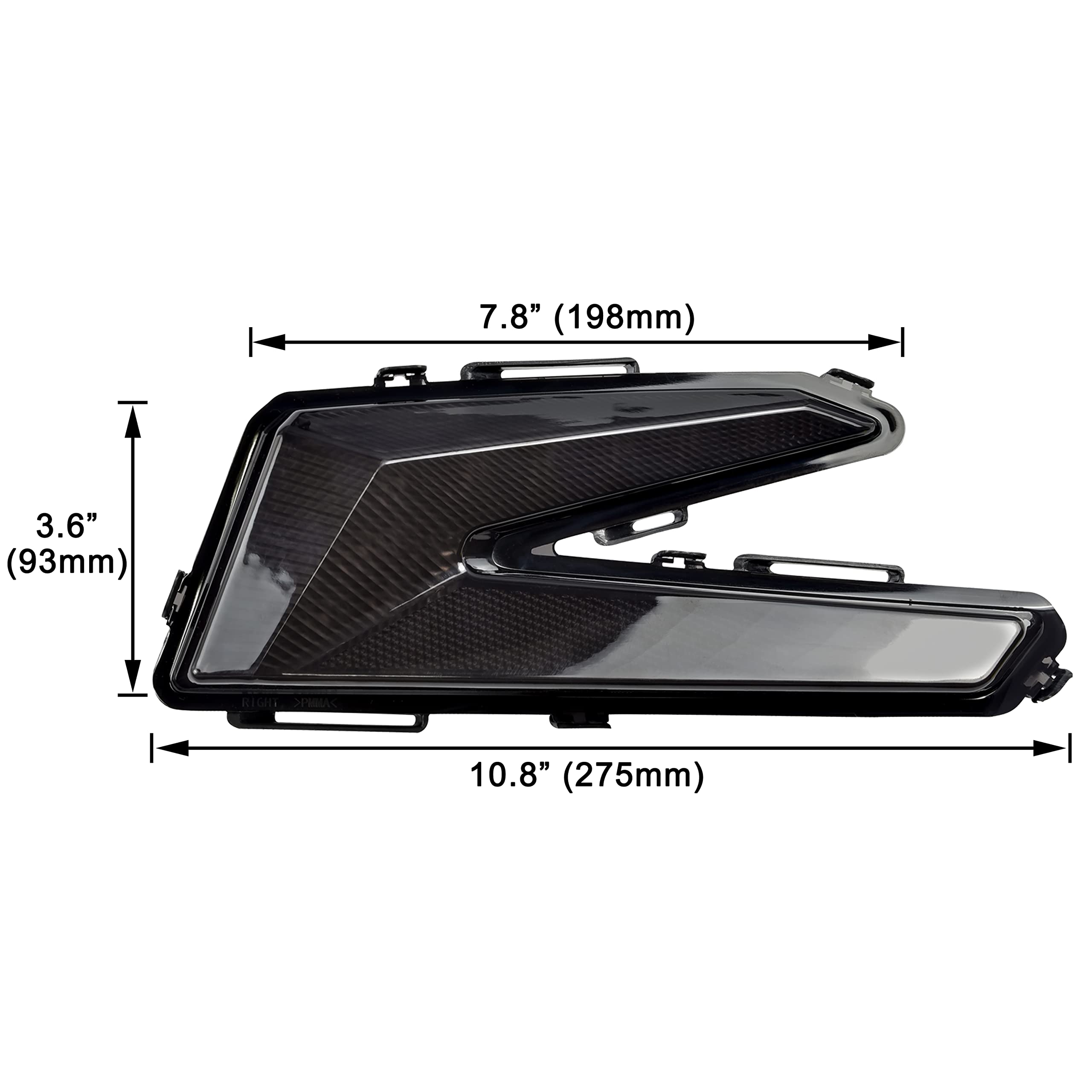 SAUTVS LED Taillights Assembly for Can-Am Maverick X3 XDS XRS Max Turbo R (2017-2025) - High-Performance Rear Tail Lights & Brake Stop Lamps - 2PCS (Part #710004744) - Perfect for Off-Road Adventures, Night Driving & Enhanced Safety