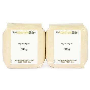 Buy Whole Foods Vegan & Vegetarian Agar Agar Powder 1kg - Natural, Colorless, Odorless, Gelatin Substitute for Baking, Desserts & Vegan Recipes | Perfect for Jellies, Puddings & Dairy-Free Cooking