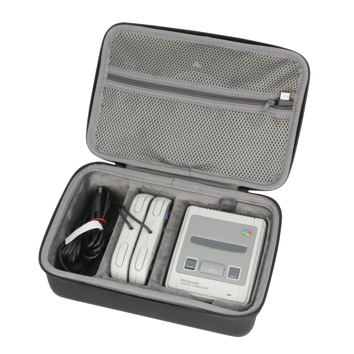 Durable Hard Travel Case for Nintendo Classic Mini Super Nintendo - Protective Cover for SNES Classic Edition - Perfect for Gaming, Storage & Travel Accessories