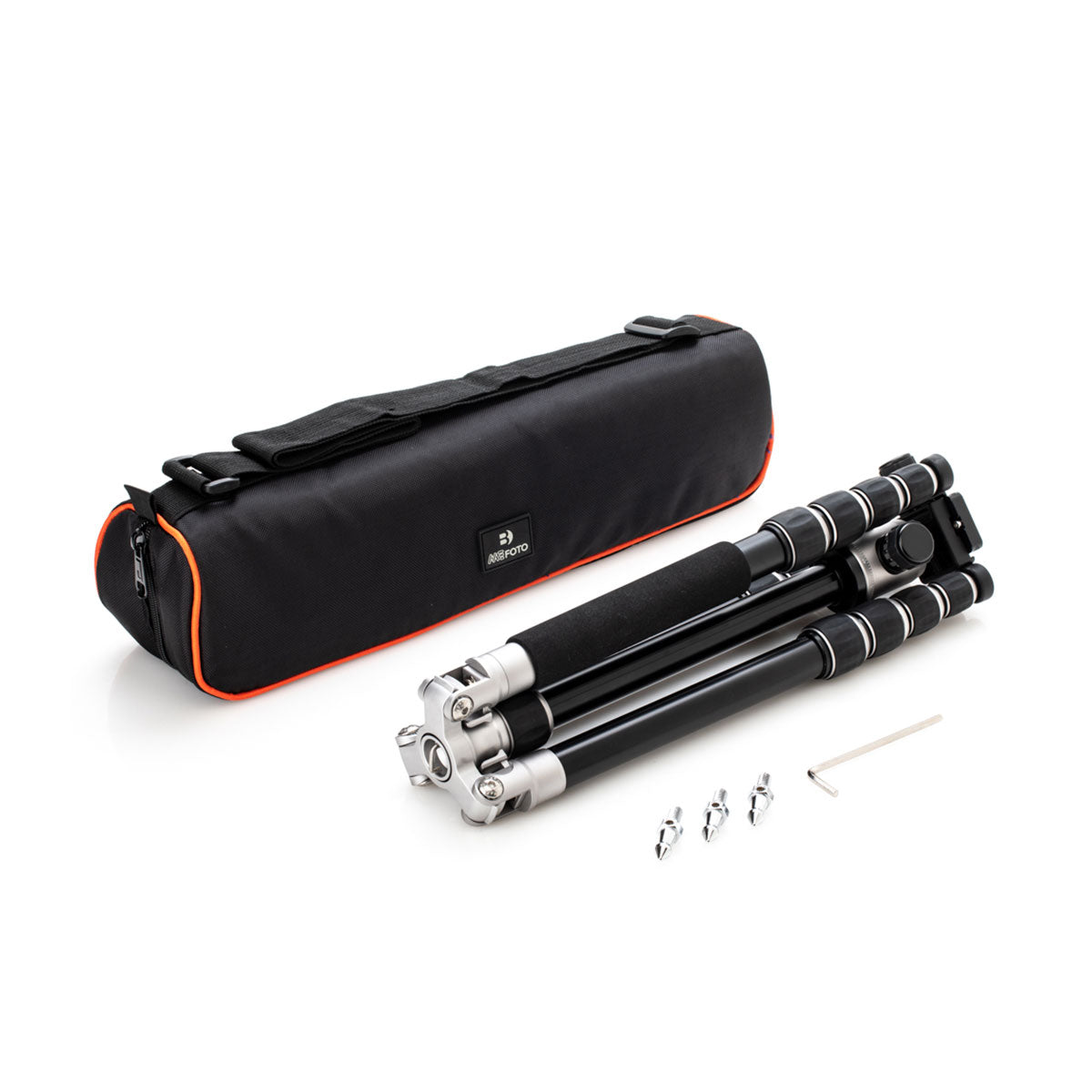 Benro MeFOTO RoadTrip Aluminum Tripod Kit (Titanium) - Lightweight Travel Tripod for DSLR Cameras - Perfect for Photography, Vlogging & Outdoor Adventures