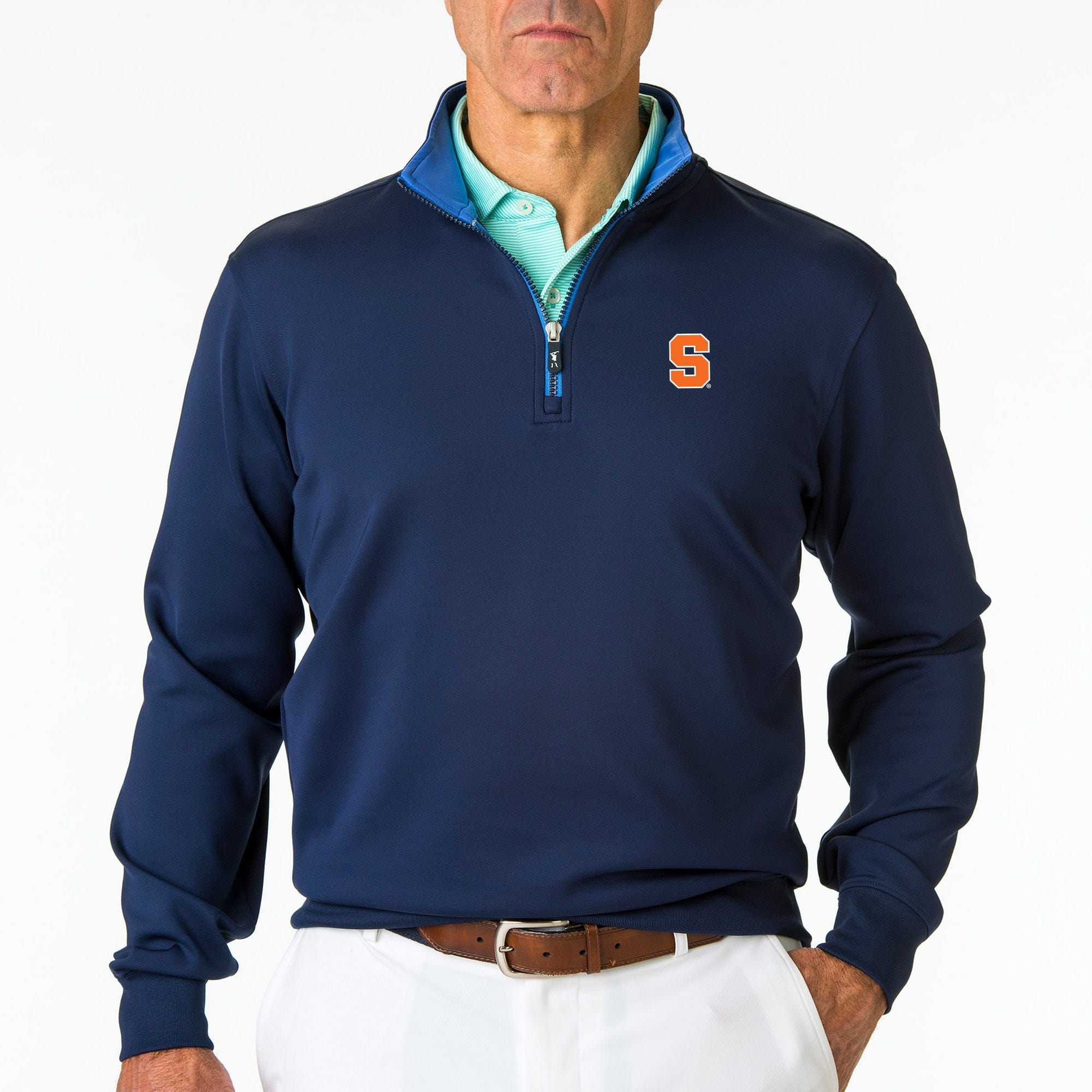 Syracuse University Caves Quarter Zip Pullover Sweatshirt - Men's & Women's College Style Fleece Jacket for Casual Wear, Campus Outfits & Game Day