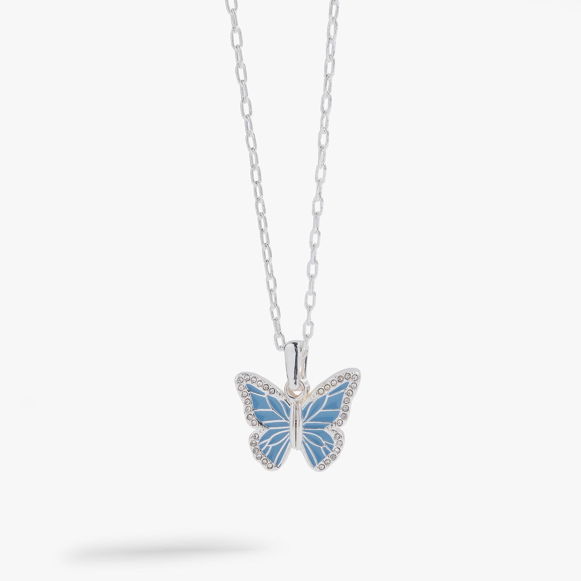 Butterfly Mantra Necklace for Women - Spiritual Jewelry with Inspirational Message - Perfect for Meditation, Yoga & Daily Wear