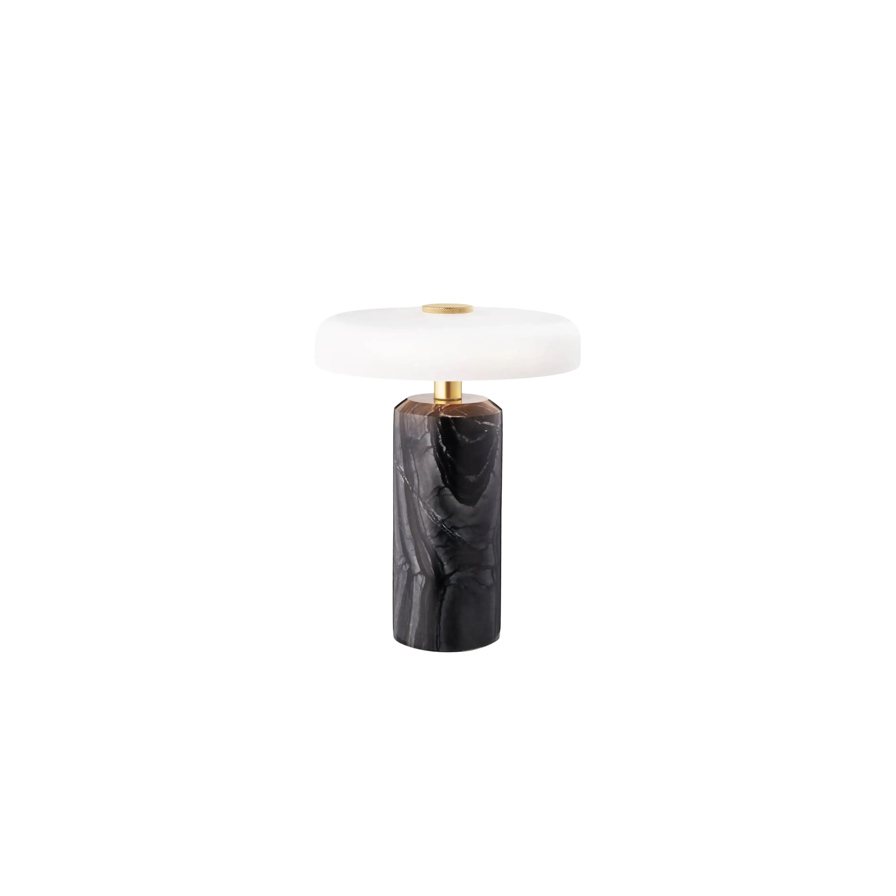 Elegant Marble LED Portable Lamp - Rechargeable & Adjustable Brightness for Home, Office, and Outdoor Use