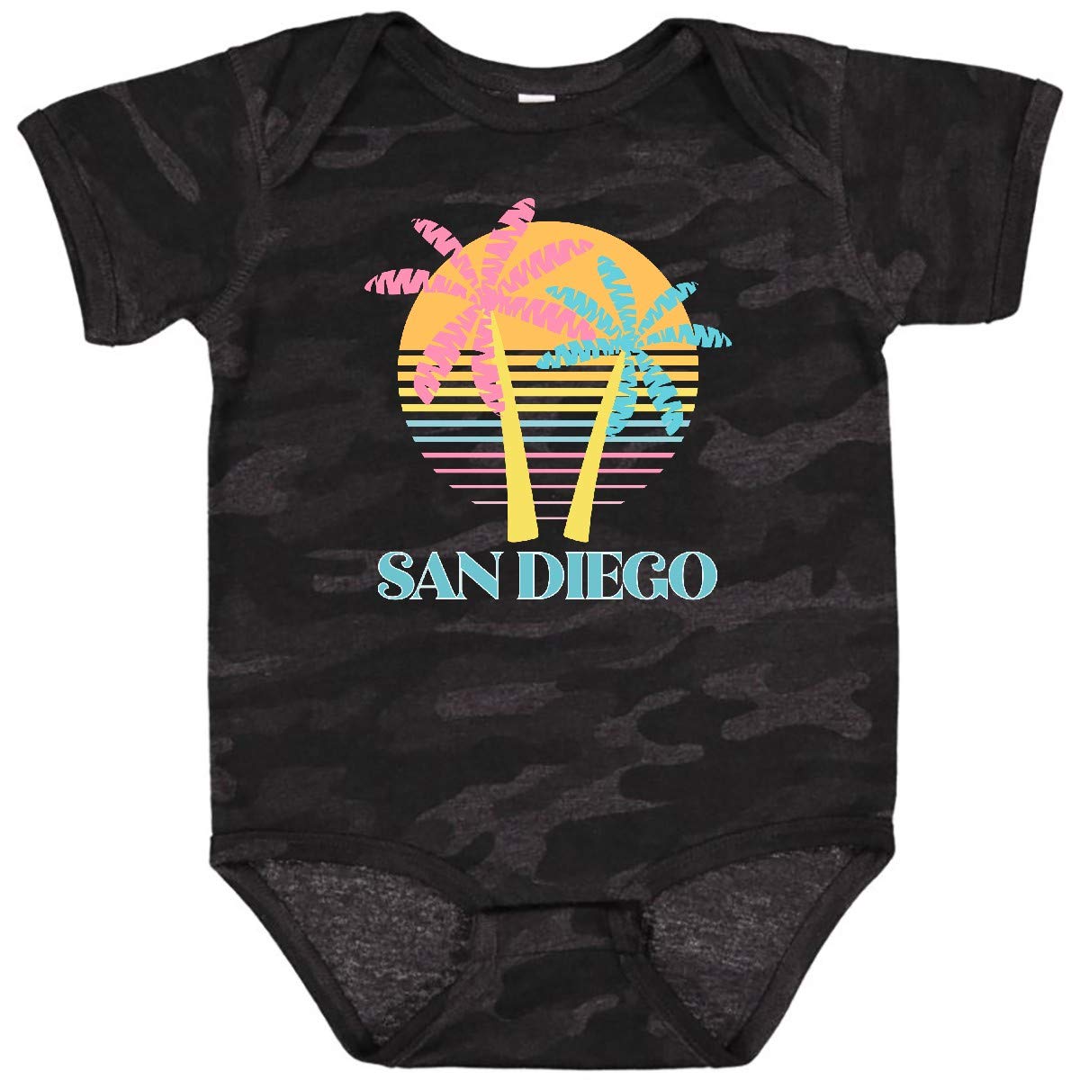 Inktastic San Diego California Beach Vacation Baby Bodysuit - Cute Infant Onesie for Boys & Girls - Perfect for Beach Trips, Family Vacations & Summer Outings