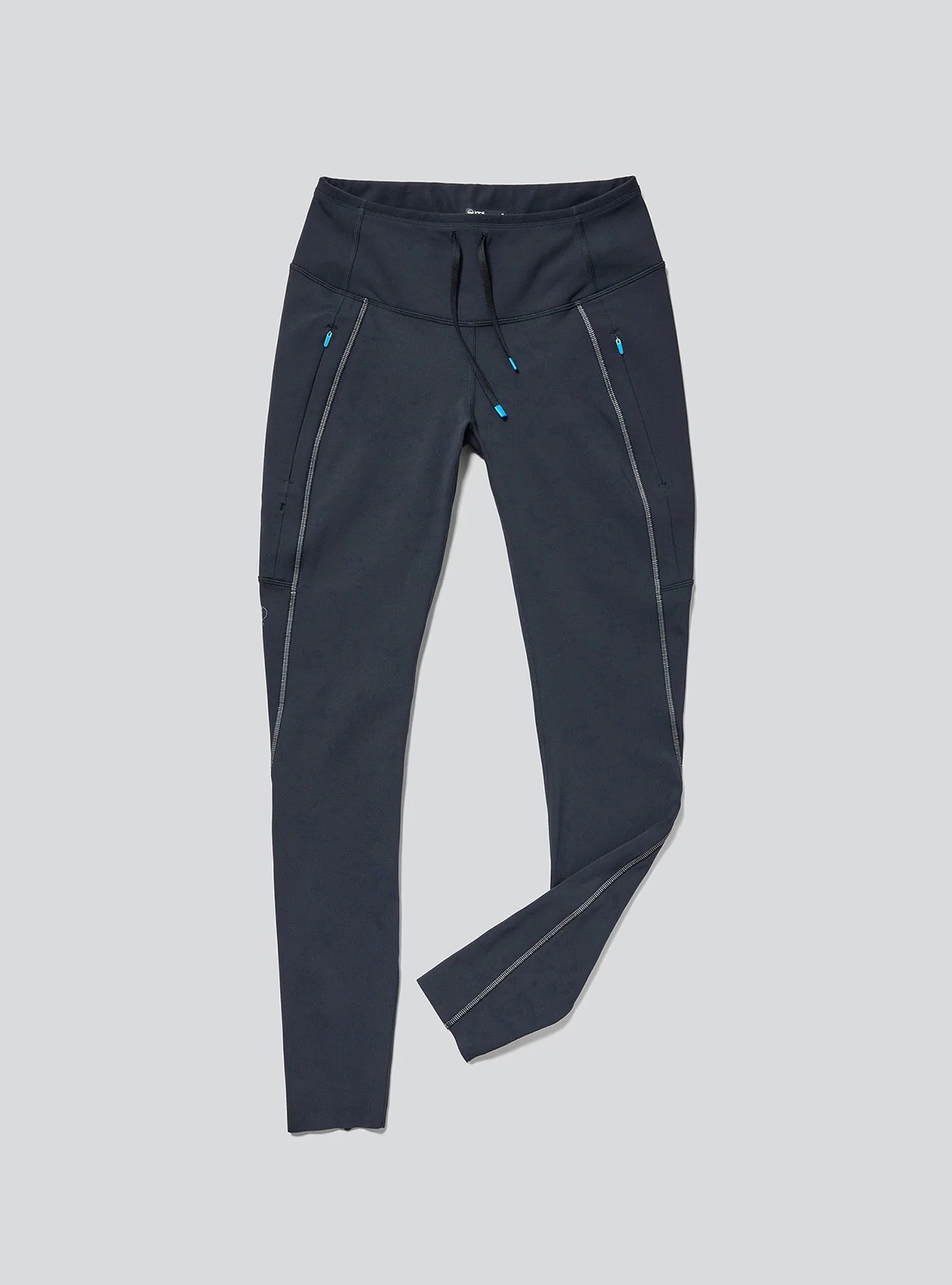 Women's Aurora Fleece Tight Leggings - High Waist Thermal Winter Running Pants for Yoga & Outdoor Activities (Midnight Blue)