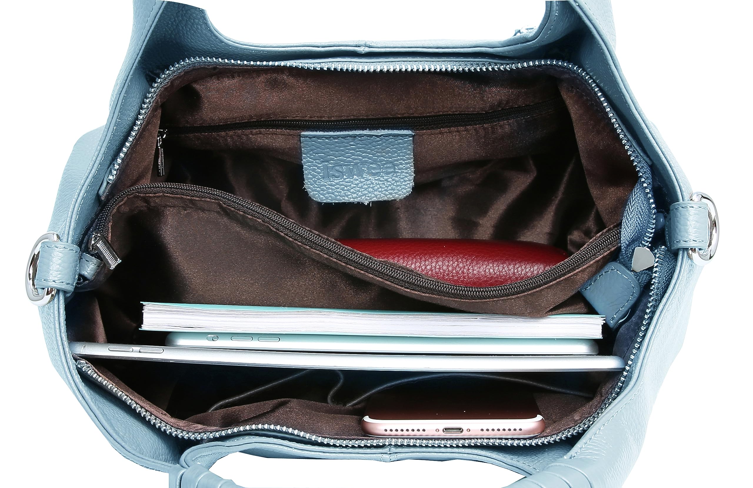 Genuine Leather Shoulder Bag for Women - Designer Crossbody Satchel Purse & Hobo Tote - Perfect for Work, Travel & Everyday Use