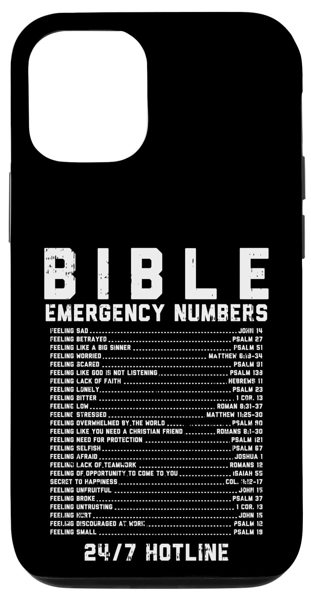 iPhone 12/12 Pro Christian Phone Case with Bible Verses - Religious Gift for Faith, God & Jesus - Perfect for Church, Prayer & Daily Inspiration