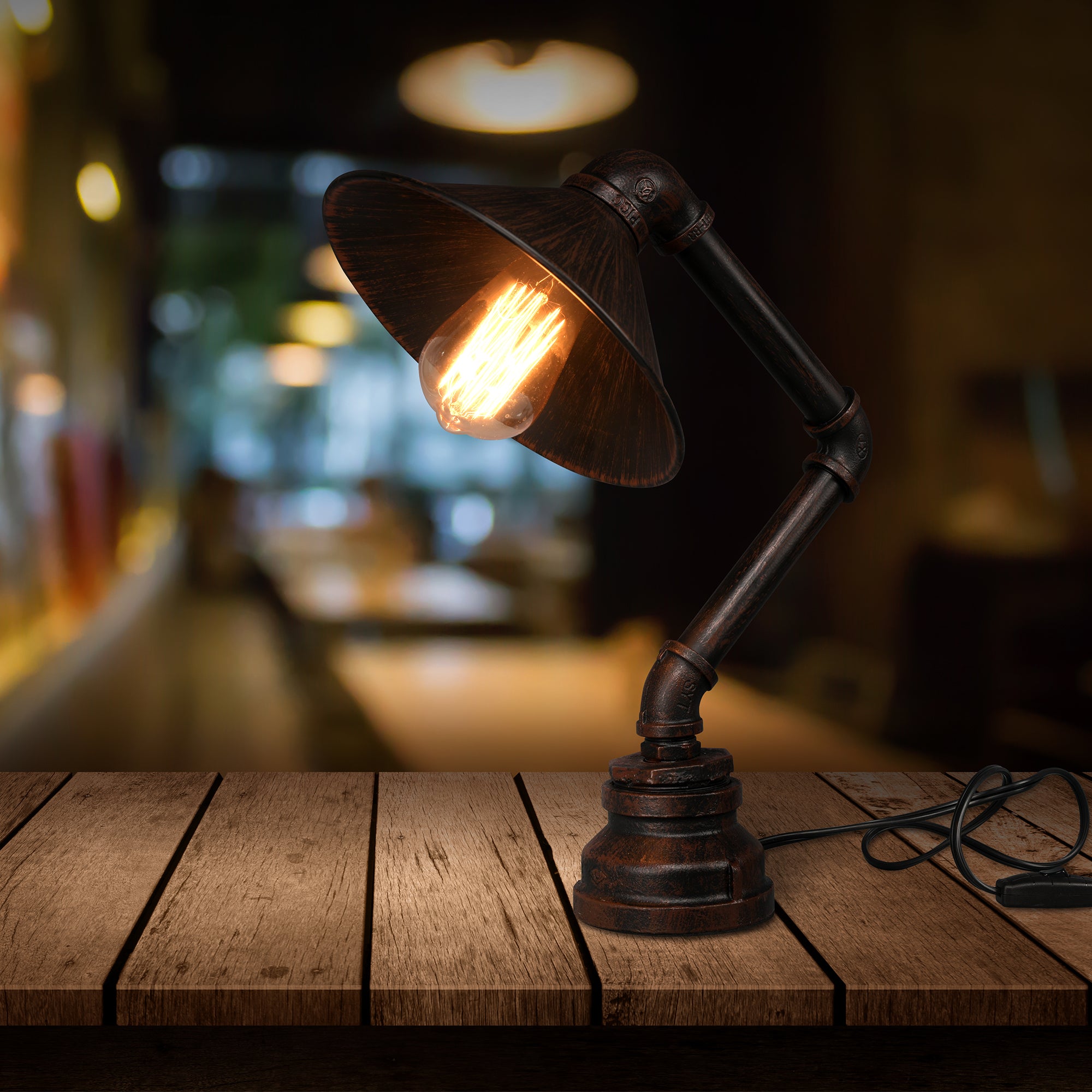 Lumina 15 Table Lamp - Modern LED Bedside Lamp with Touch Control, Dimmable Warm White Light for Bedroom, Living Room & Office Nightstand Lighting