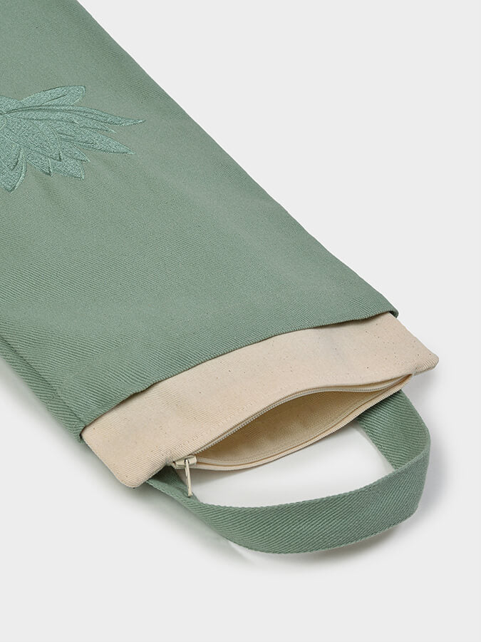 GOTS Certified Organic Cotton Yoga Sandbag Cover - Eco-Friendly & Breathable for Hot Yoga, Meditation & Home Workouts