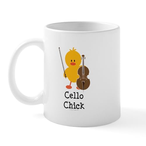 White - Cello Chick Mug