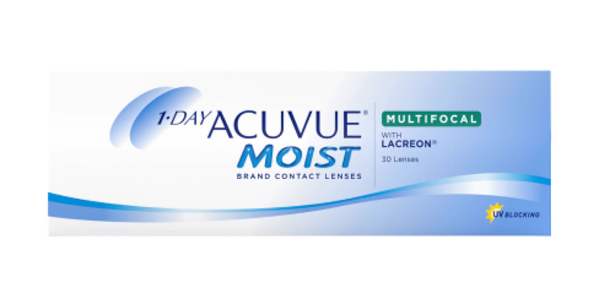 1 Day Acuvue Moist Multifocal Contact Lenses - Daily Disposable for Presbyopia - Comfortable & Hydrating - Perfect for Work, Reading & Active Lifestyles