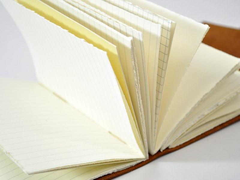 Handmade Personalized Leather Pocket Journal - Custom Name Embossed Writing Notebook for Travel, Diary & Gift Ideas